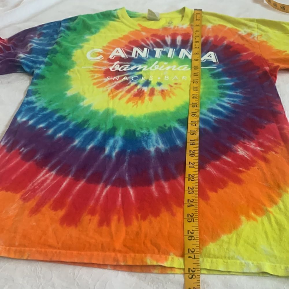 TShirt Tie Dyed Long Sleeve Cotton Size L Cantina - Picture 5 of 8